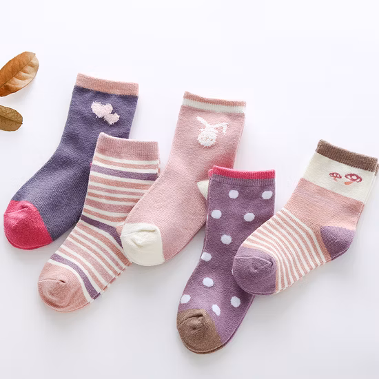 Los niños personalizados unisex del bebé embroma los calcetines cortos del algodón de la novedad al por mayor
