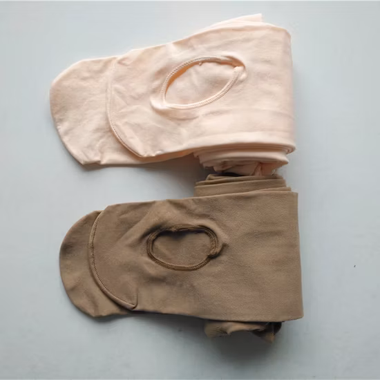 Medias de ballet convertibles color canela de muestra gratuita de alta calidad profesional 60d