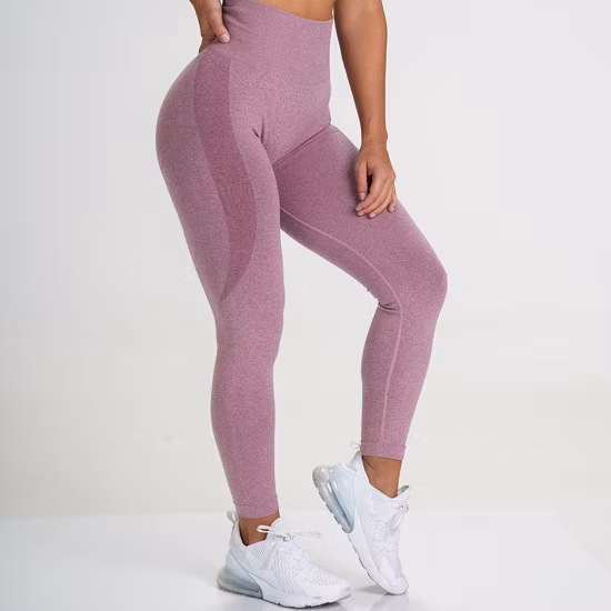 Venta al por mayor de fábrica Crescent Pantalones deportivos sin costuras Medias Ropa deportiva Ropa deportiva Ropa de gimnasio Ropa Leggings de yoga