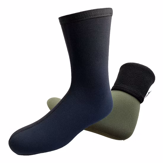 Traje de neopreno para natación y playa, calcetín de buceo de 3mm de largo, zapatos térmicos para apnea, traje húmedo a prueba de agua, Surf, buceo, calcetines de neopreno